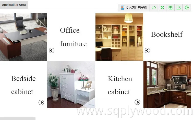 High Glossy PVC / HPL / UV/Melamine Paper Coated MDF